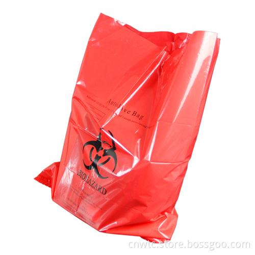CE ISO Certified Medical Disposables: Biohazard Bag Made of PP and PE with Adhesive for Safe Medical Waste Management